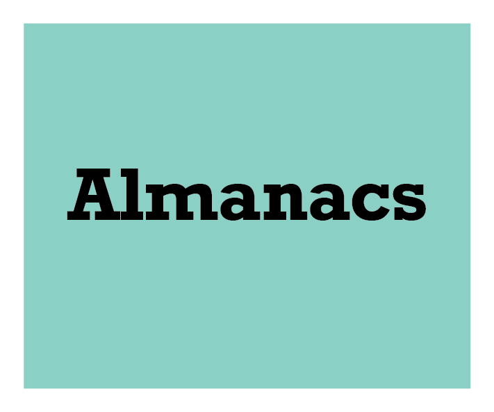 book cover - Almanacs